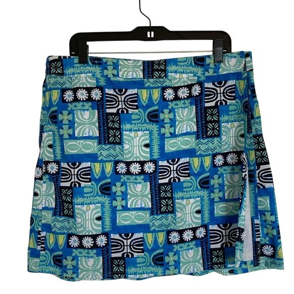 RipSkirt Hawaii Quick Wrap Skirt Size XL Blue Quick Dry Cover-up Travel‎ Skirt - Picture 1 of 11